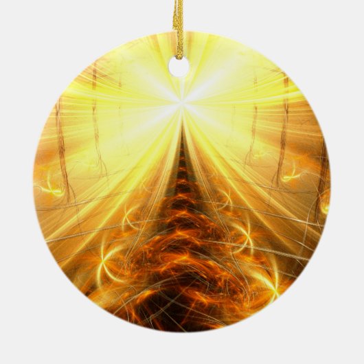 Das Licht am Ende des Tunnels Keramik Ornament (Hinten)