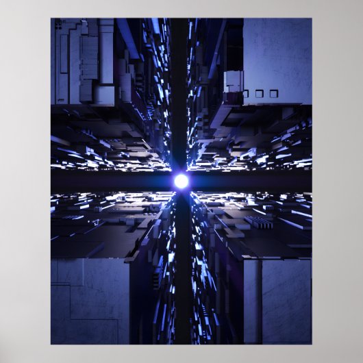 Das Licht, das die Zukunft lenkt Poster (Vorne)