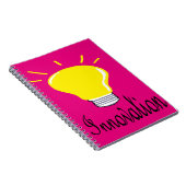 das Licht der Innovation Notizblock (Rechte Seite)