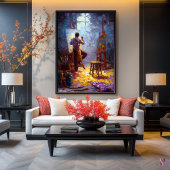 Das Licht der Künstlerin - Studio Moment in Expres Poster