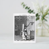 Das Licht der Sabbat Kerzen Postkarte (Stehend Vorderseite)