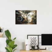 Das Licht der Schöpfung Poster (Heimbüro)