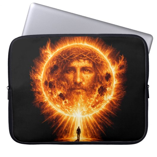 Das Licht. Der Sohn. Laptopschutzhülle (Vorderseite)