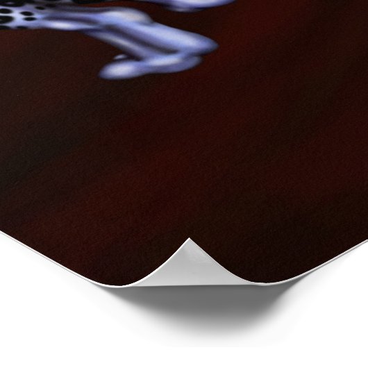 Das Licht der Weihnachtsmalerei Poster (Ecke)