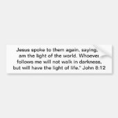 Das Licht der Welt Autoaufkleber (Vorne)