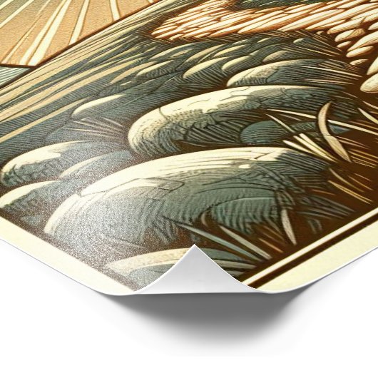 Das Licht der Welt Fotodruck (Ecke)