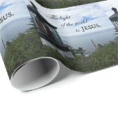 Das Licht der Welt ist Jesus. Geschenkpapier (Rolleneckpunkt)