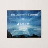 Das Licht der Welt ist Jesus. Puzzle (Horizontal)