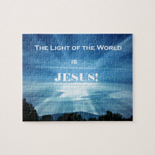 Das Licht der Welt ist Jesus. Puzzle (Horizontal)