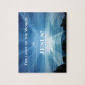 Das Licht der Welt ist Jesus. Puzzle (Vertikal)