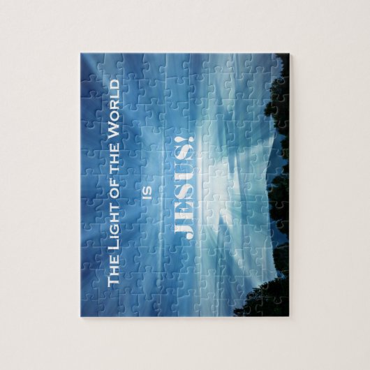 Das Licht der Welt ist Jesus. Puzzle (Vertikal)