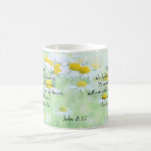 Das Licht der Welt - John 8:12 Kaffeetasse (Mittel)