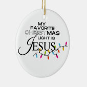 Das Licht der Welt Keramik Ornament (Rechts)