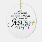 Das Licht der Welt Keramik Ornament (Links)