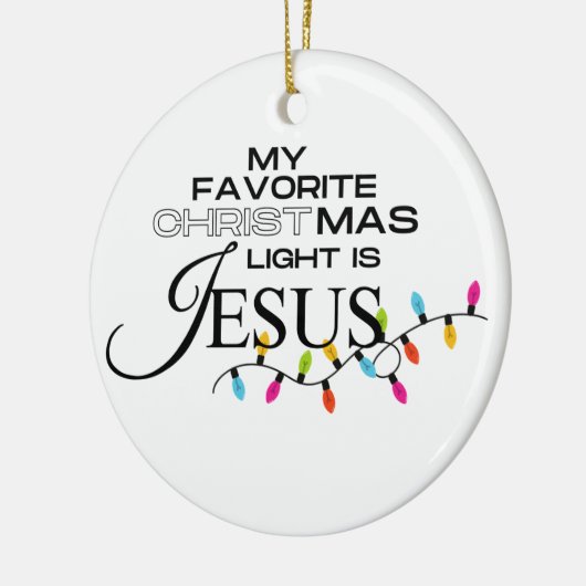 Das Licht der Welt Keramik Ornament (Links)