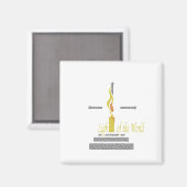 Das Licht der Welt Magnet (Vorderseite/Rückseite)