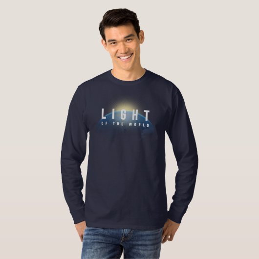 Das Licht der Welt | Männer Langärmel T-Shirt (Vorne ganz)