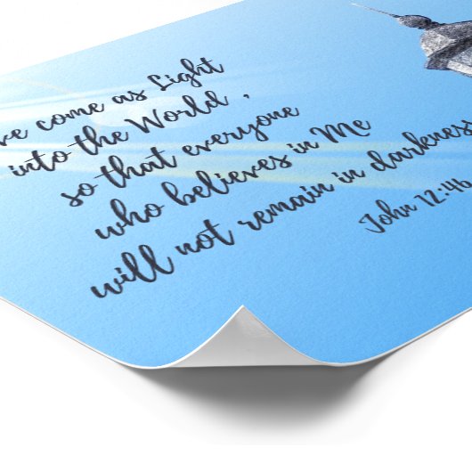 Das Licht der Welt Poster (Ecke)