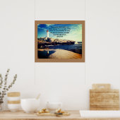 "Das Licht der Welt" Poster (Küche)