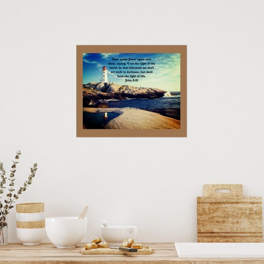 "Das Licht der Welt" Poster (Küche)