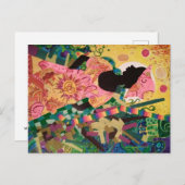 Das Licht der Weltpostkarte Postkarte (Vorne/Hinten)