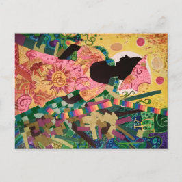 Das Licht der Weltpostkarte Postkarte