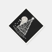 Das Licht des Baumes Serviette (Ecke)