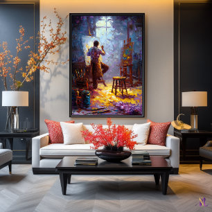 Das Licht des Künstlers – Studio-Moment im Express Poster