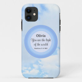 Das Licht des Namens des World Baby Blue Bible Ver Case-Mate iPhone Hülle
