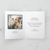 Das Licht des Weihnachtsfestes der Welt Dankeskarte (Innenseite)