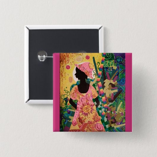 Das Licht des Weltknopfes Button (Vorne & Hinten)