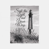 Das Licht durchsuchen Fleecedecke (Vorderseite)