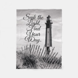 Das Licht durchsuchen Fleecedecke