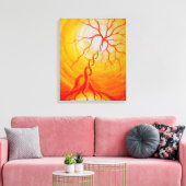 Das Licht eines Auges Leinwanddruck (Insitu (Wohnzimmer))