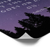 Das Licht geht weiter - Emily Dickinson Poster (Ecke)