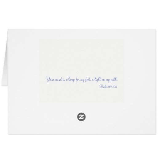 Das Licht glänzt im Dunkelheits-Leuchtturm (Rückseite Horizontal)