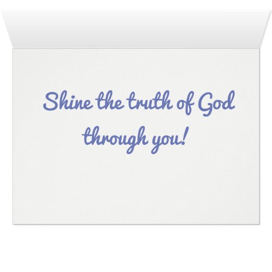 Das Licht glänzt im Dunkelheits-Leuchtturm (Innenansicht Horizontal (Unten))