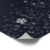 Das Licht ist Christliches Plakatdesign Poster (Ecke)