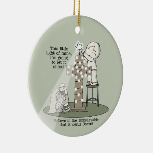 Das Licht meines Keramik Ornament (Rechts)