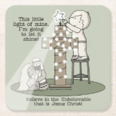 Das Licht meines Rechteckiger Pappuntersetzer (Vorderseite)