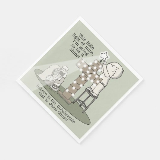 Das Licht meines Serviette (Ecke)