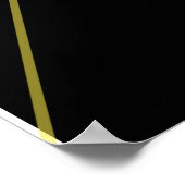 Das Licht strahlt in der Dunkelheit Jack-o-Laterne Poster (Ecke)