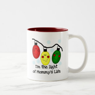 Das Licht von Mommy's Leben - Hemden und Geschenke Zweifarbige Tasse
