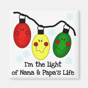 Das Licht von Nana und Papa's Lebensgötter und Ge Magnet
