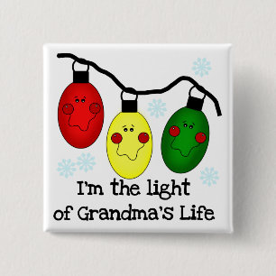 Das Licht von Oma's Leben Weihnachtsgeschenke und Button