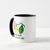 Das Licht von Oma's Leben Weihnachtsgeschenke und Tasse (Vorderseite Links)