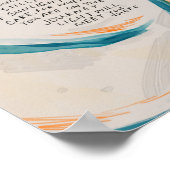 "Das Licht wird dich dort treffen." Poster (Ecke)