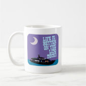 Das Lido-Deck 2-seitig Kaffeetasse (Links)