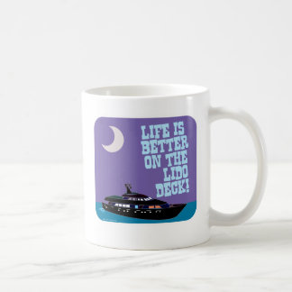 Das Lido-Deck 2-seitig Kaffeetasse