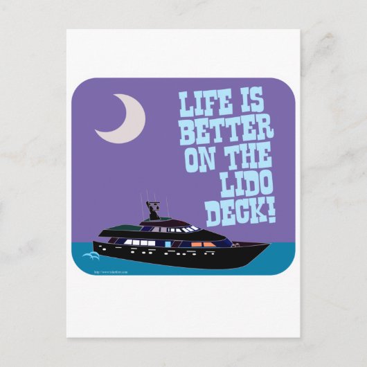 Das Lido-Deck Postkarte (Vorderseite)
